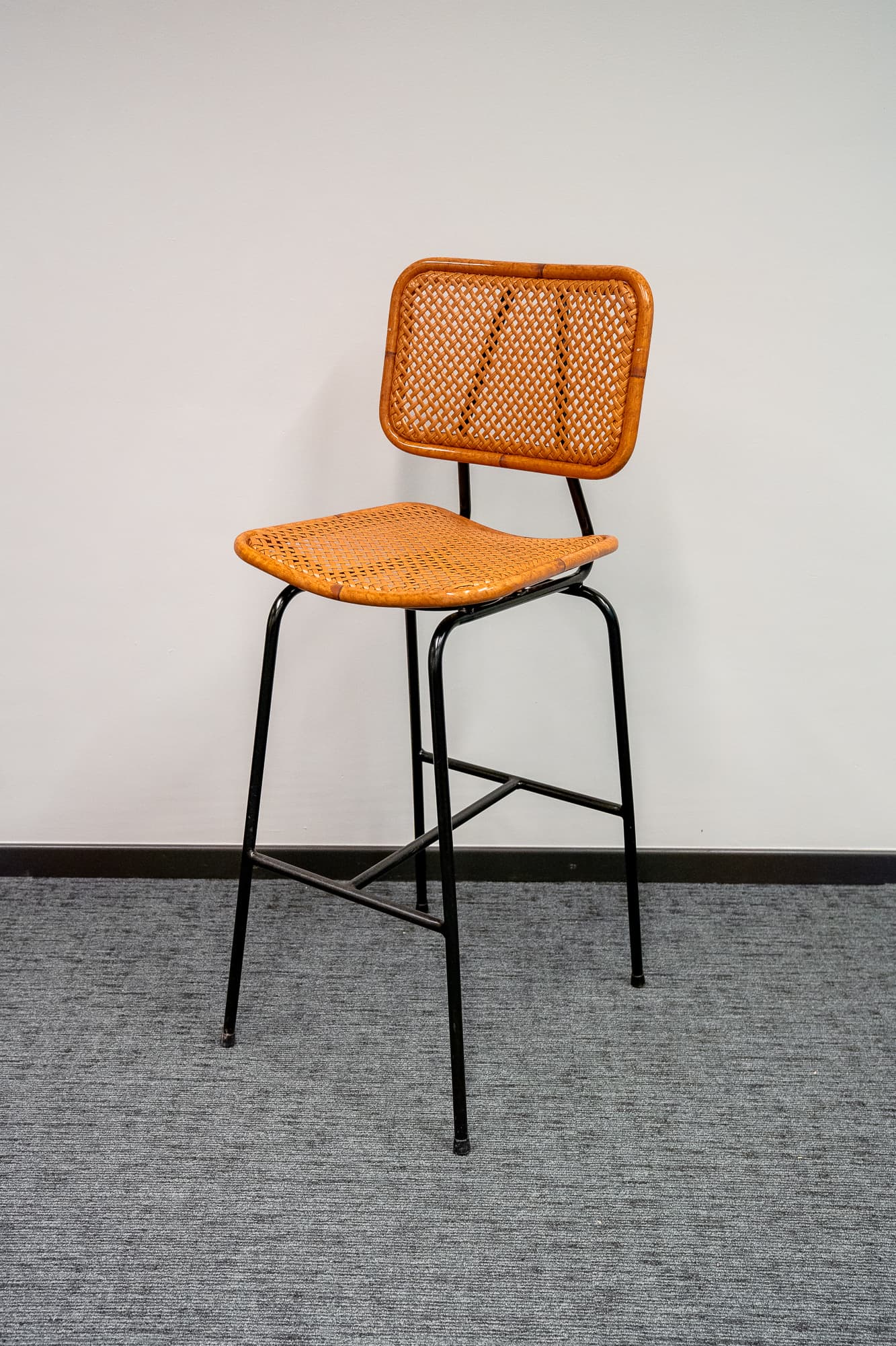 Chaise haute Satellite en osier