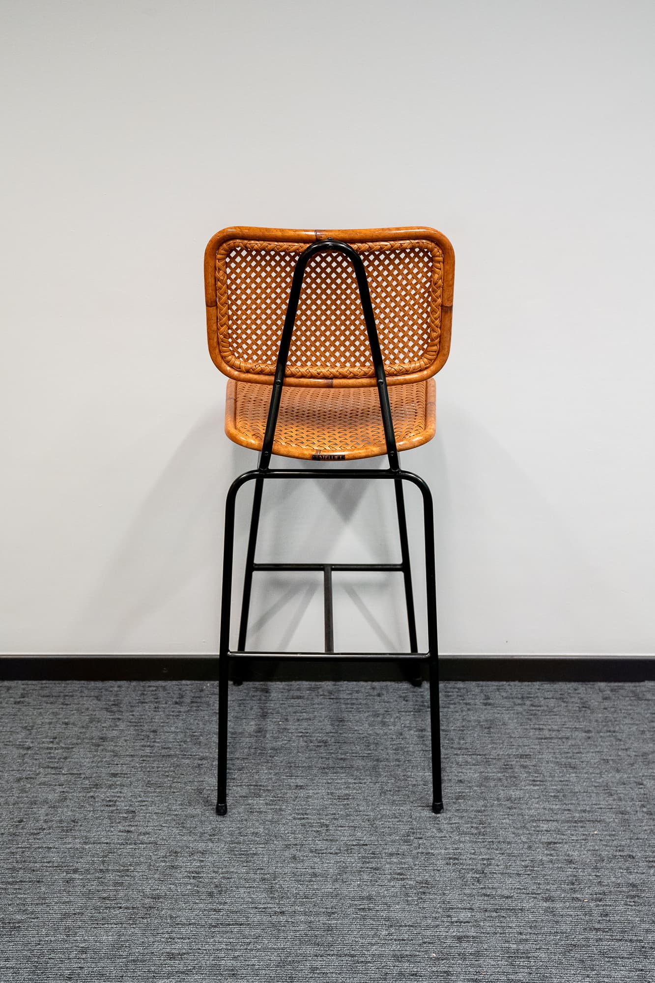 Chaise haute Satellite en osier