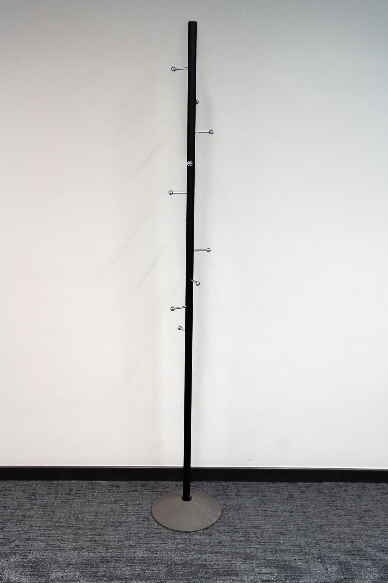 Black coat rack with aluminum balls-2