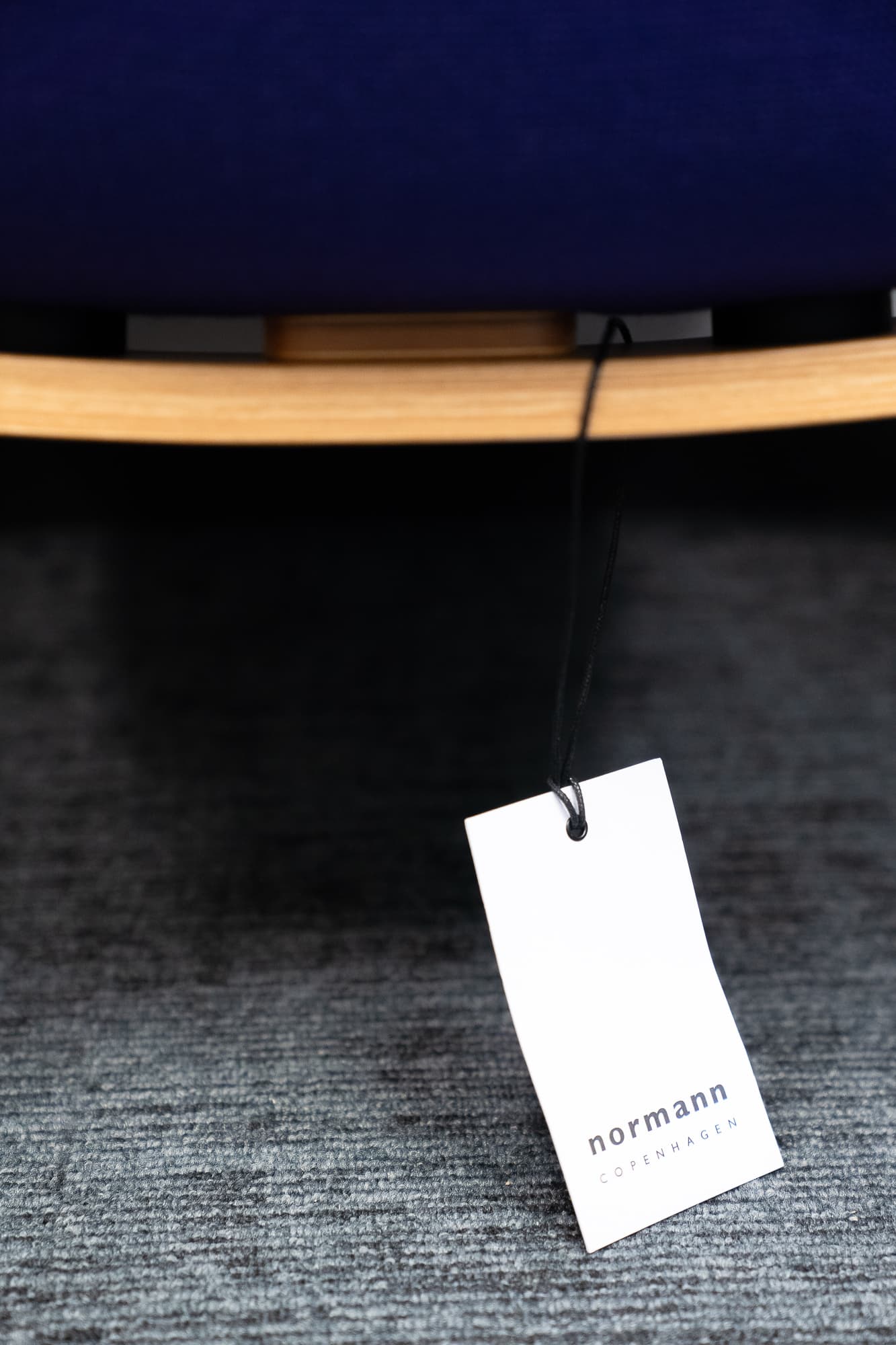 Armchair Mauve Low Oak/ Main Line NORMANN