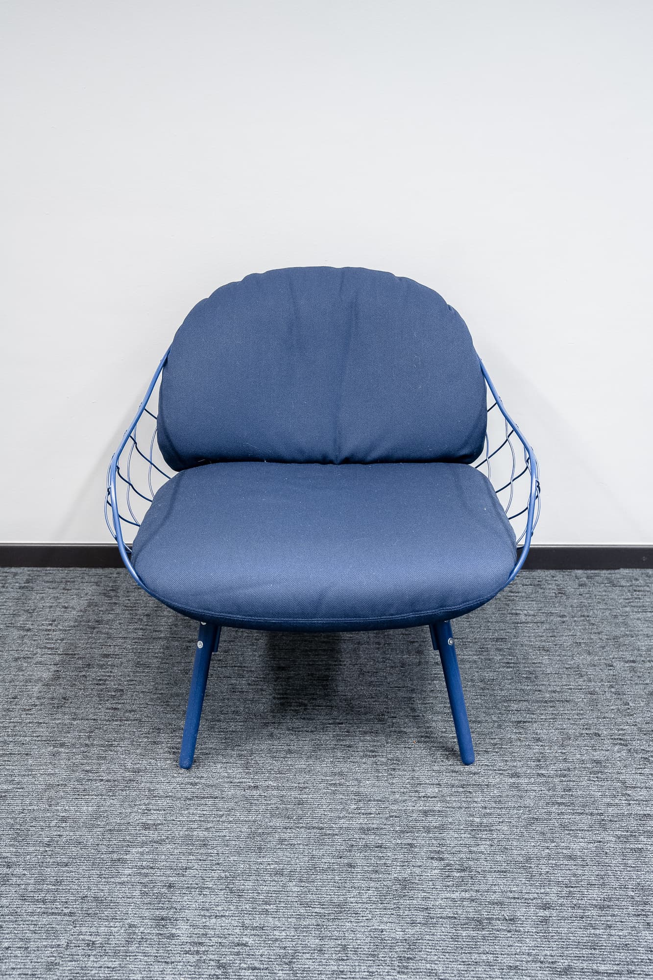 Lounge chair PINA design Bleu navy