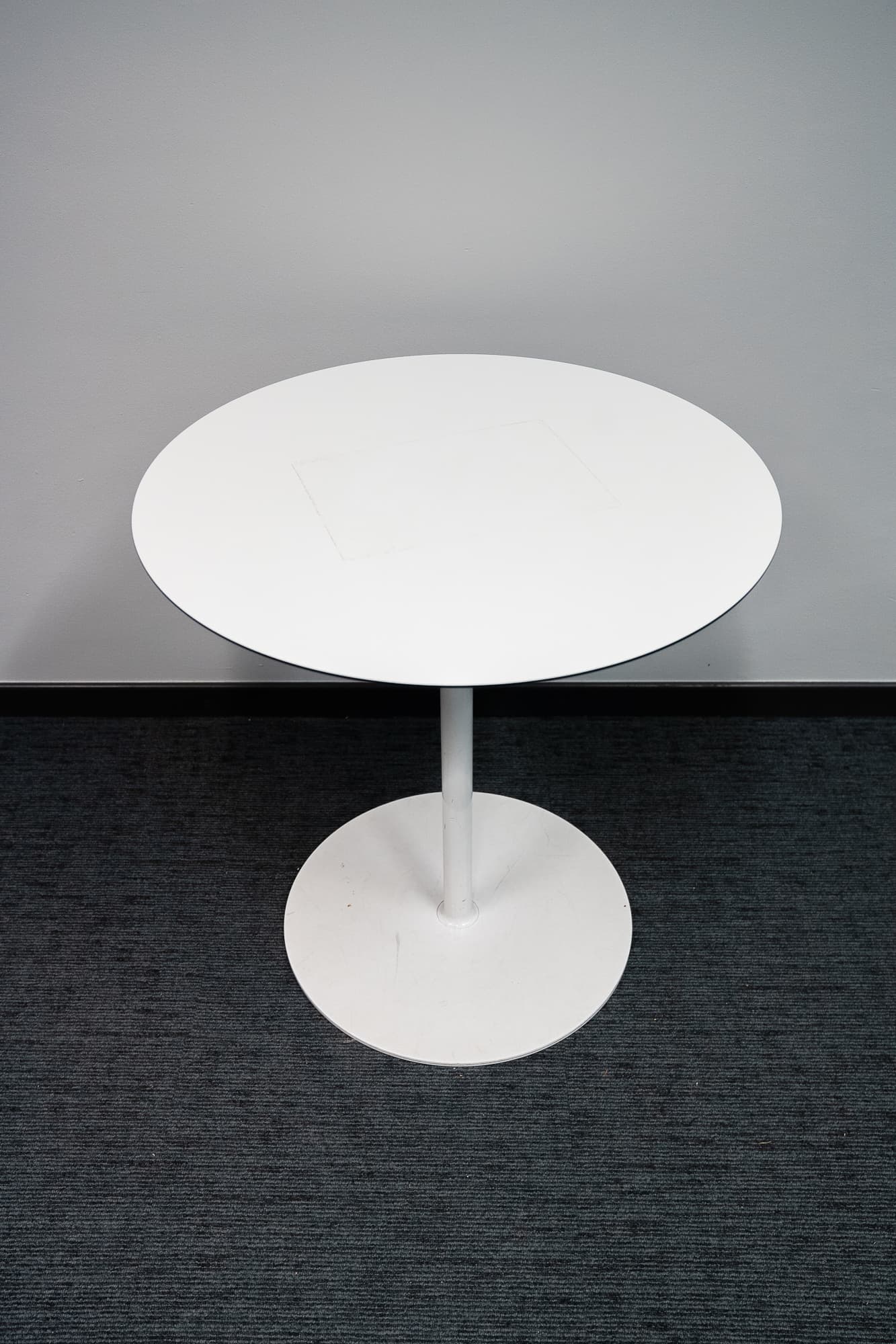 White round table