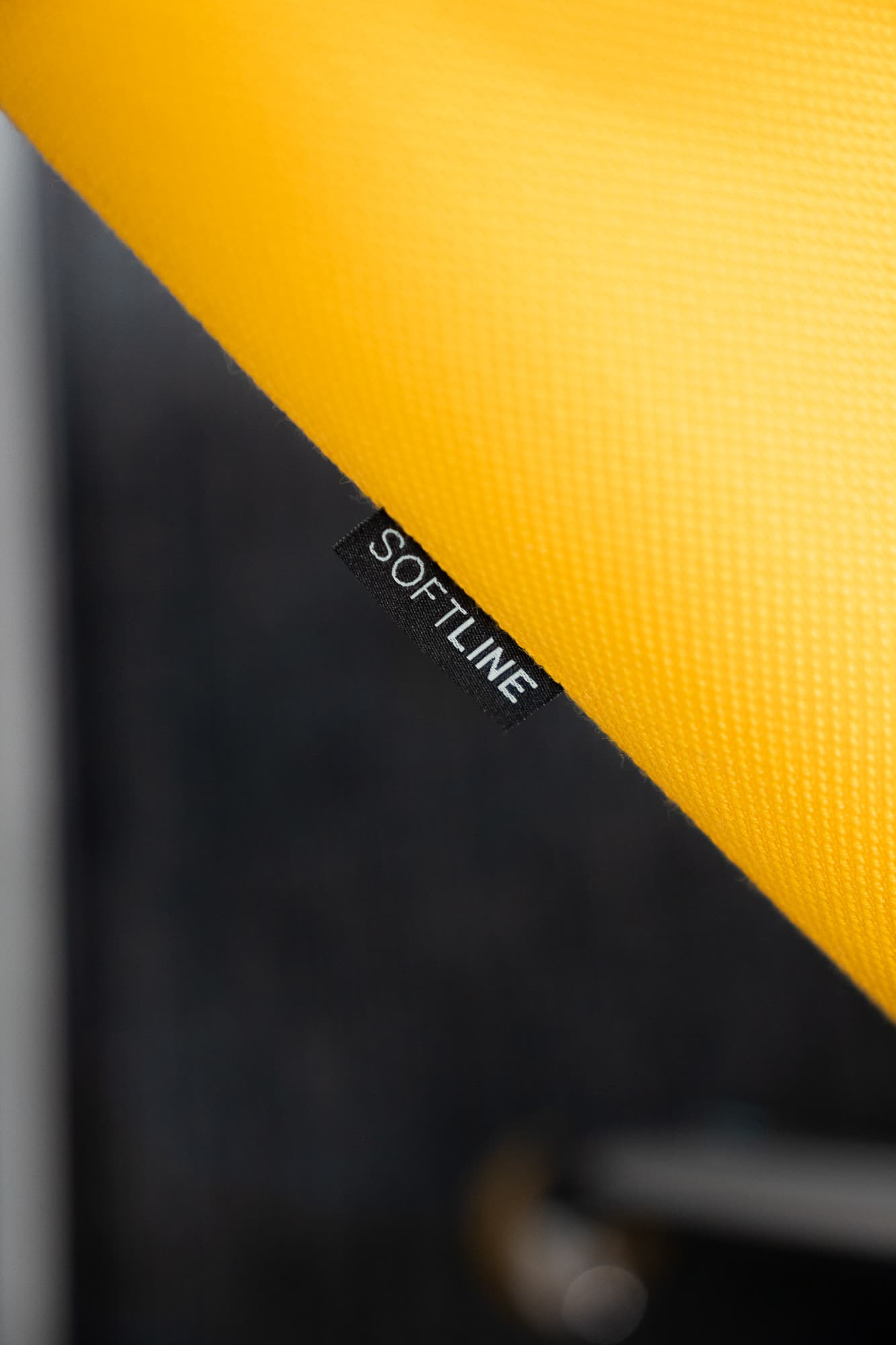 Sense yellow chaise longue from Softline-2