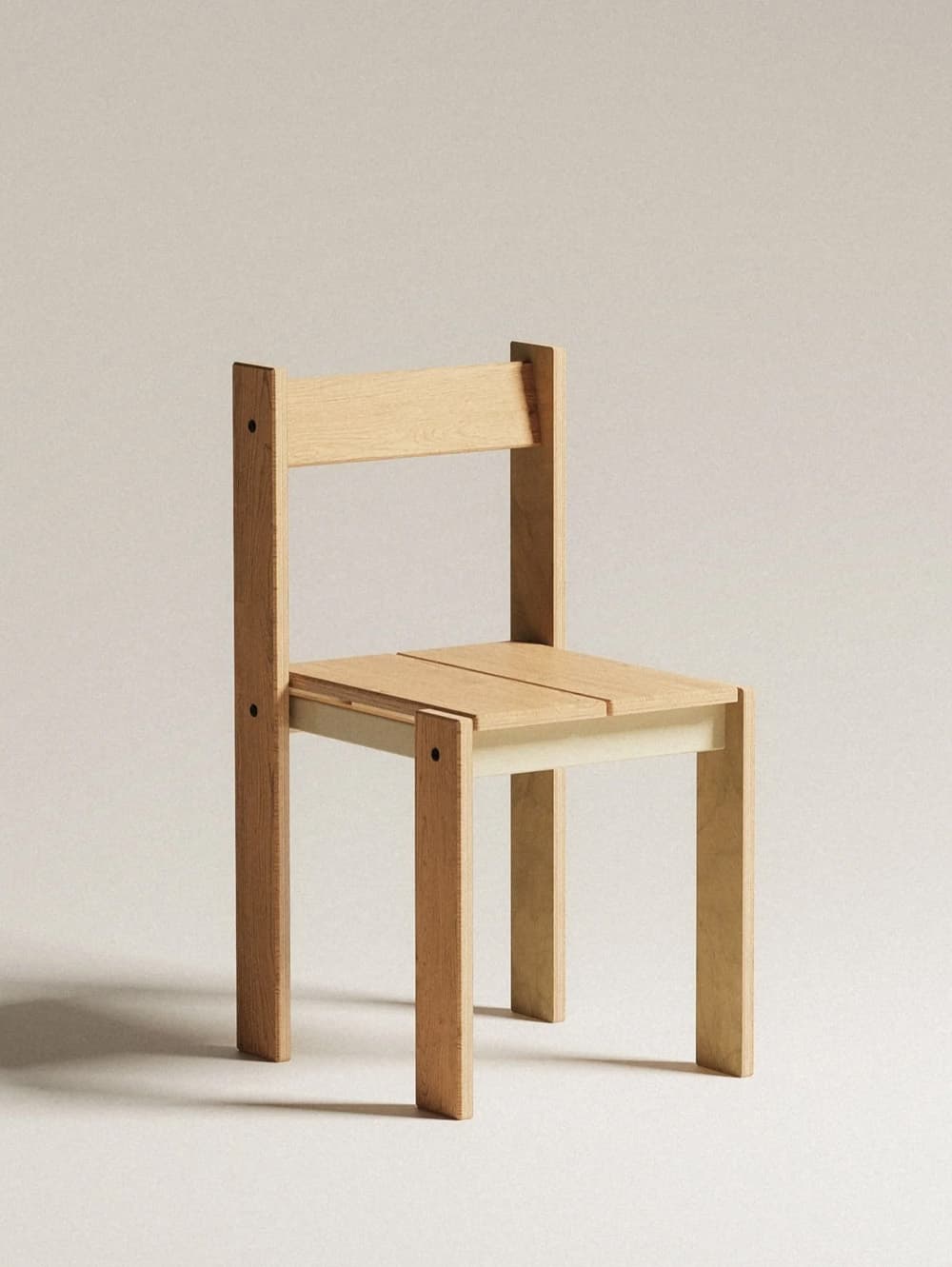 Tan wooden Chair