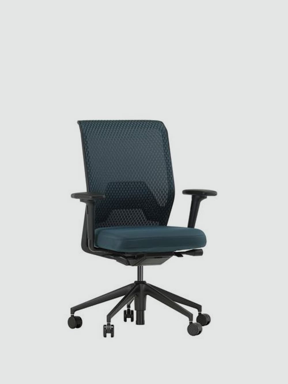 HermanMiller Blue cushioned Office Chair