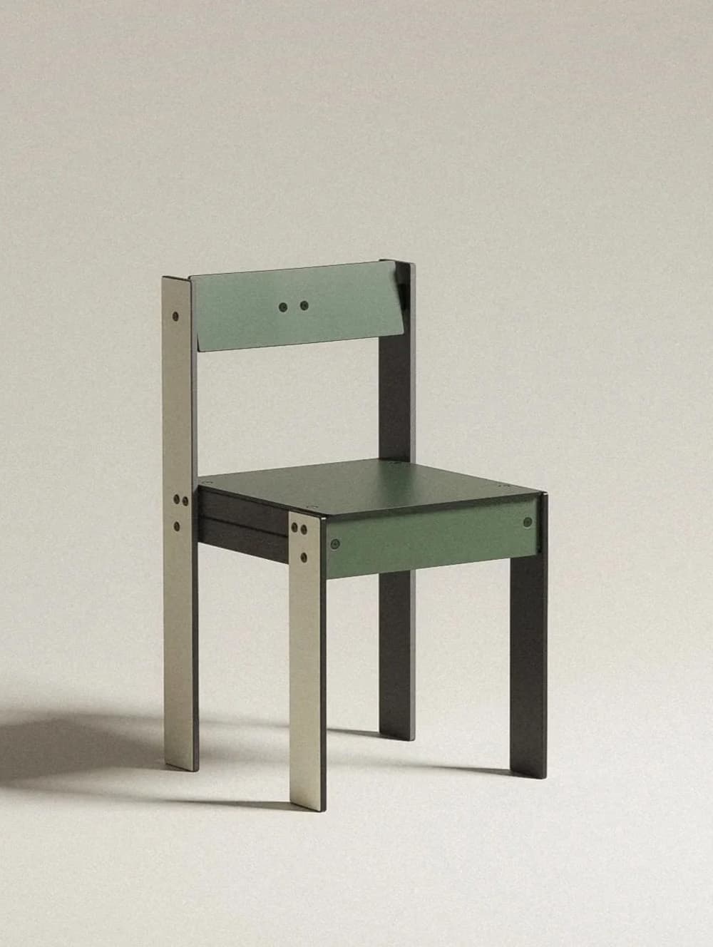 Green metal Chair