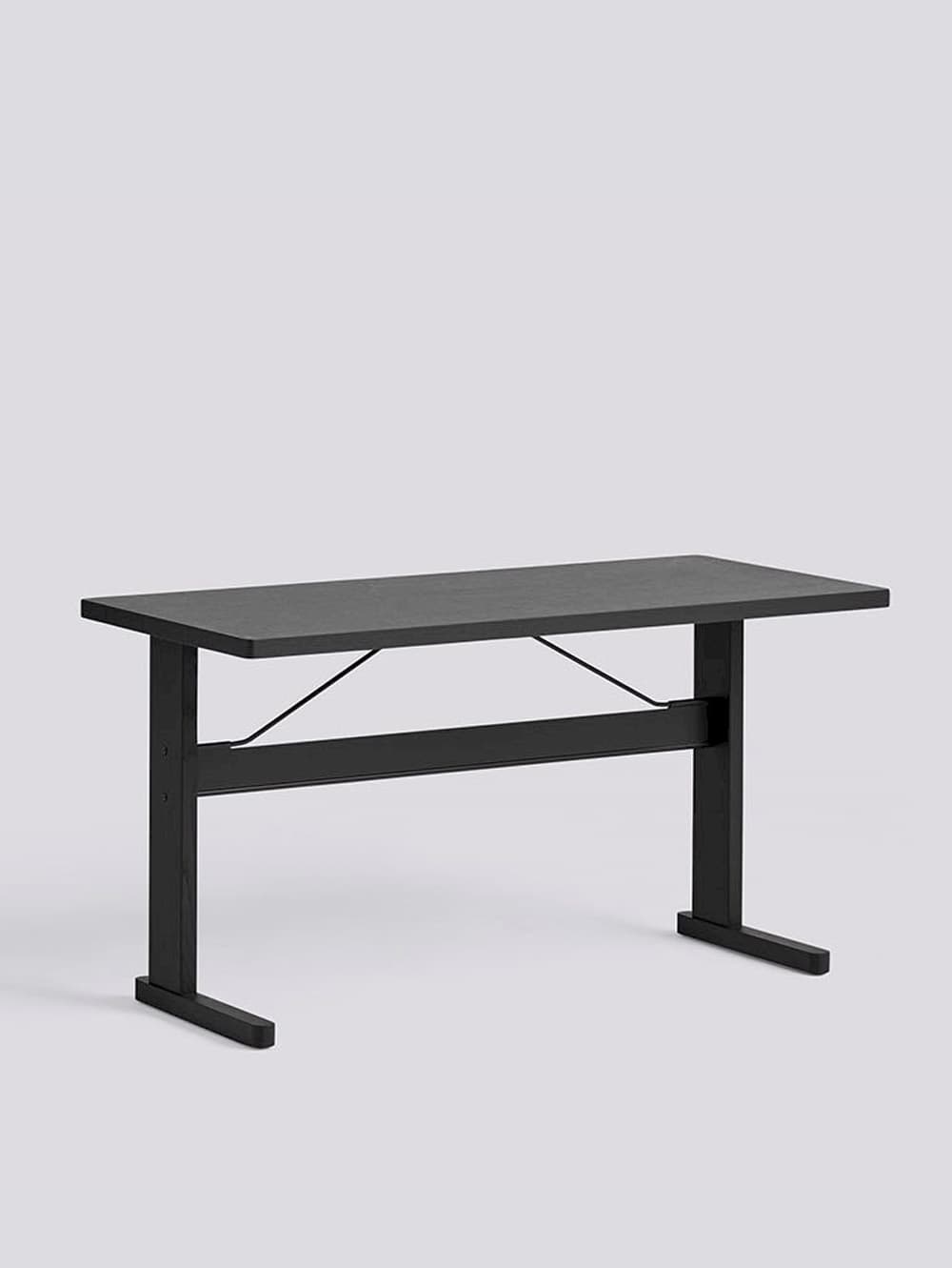 160cm Black wooden Table